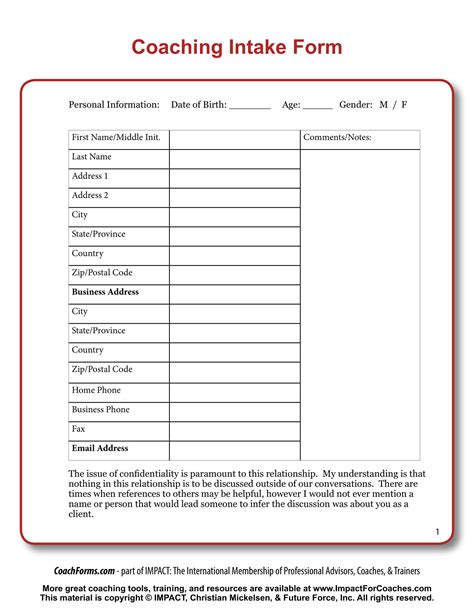 free printable coaching forms.